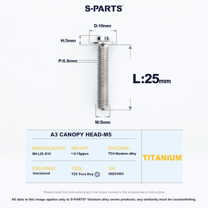 A3 Canopy Head M5 D10