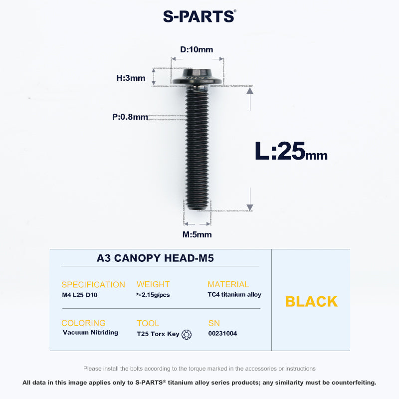 A3 Canopy Head M5 D10