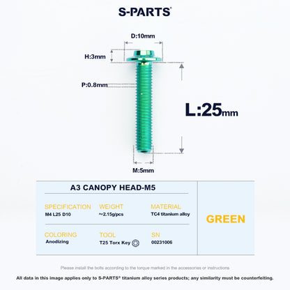 A3 Canopy Head M5 D10