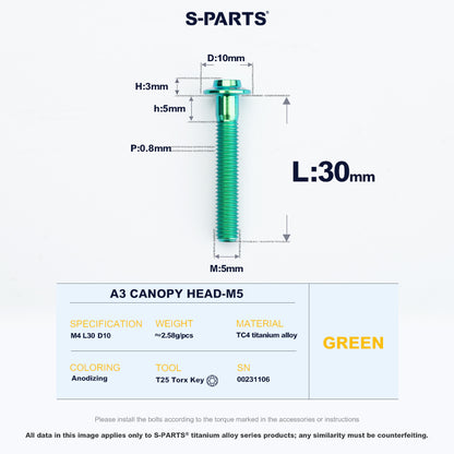 A3 Canopy Head M5 D10