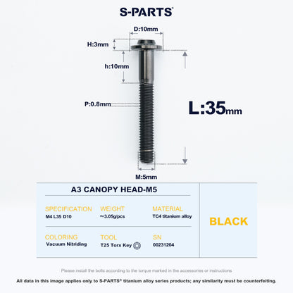 A3 Canopy Head M5 D10