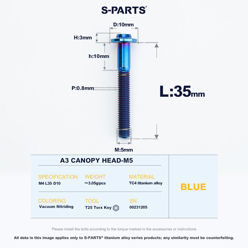 A3 Canopy Head M5 D10