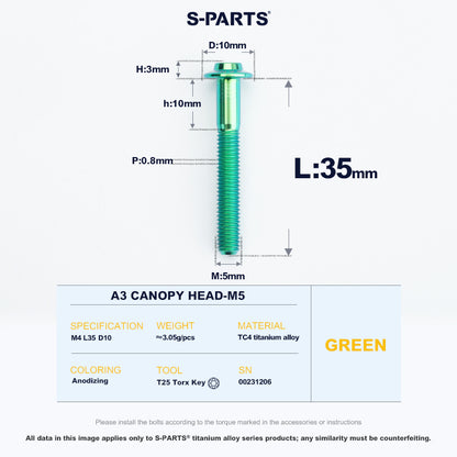 A3 Canopy Head M5 D10