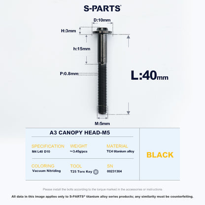A3 Canopy Head M5 D10