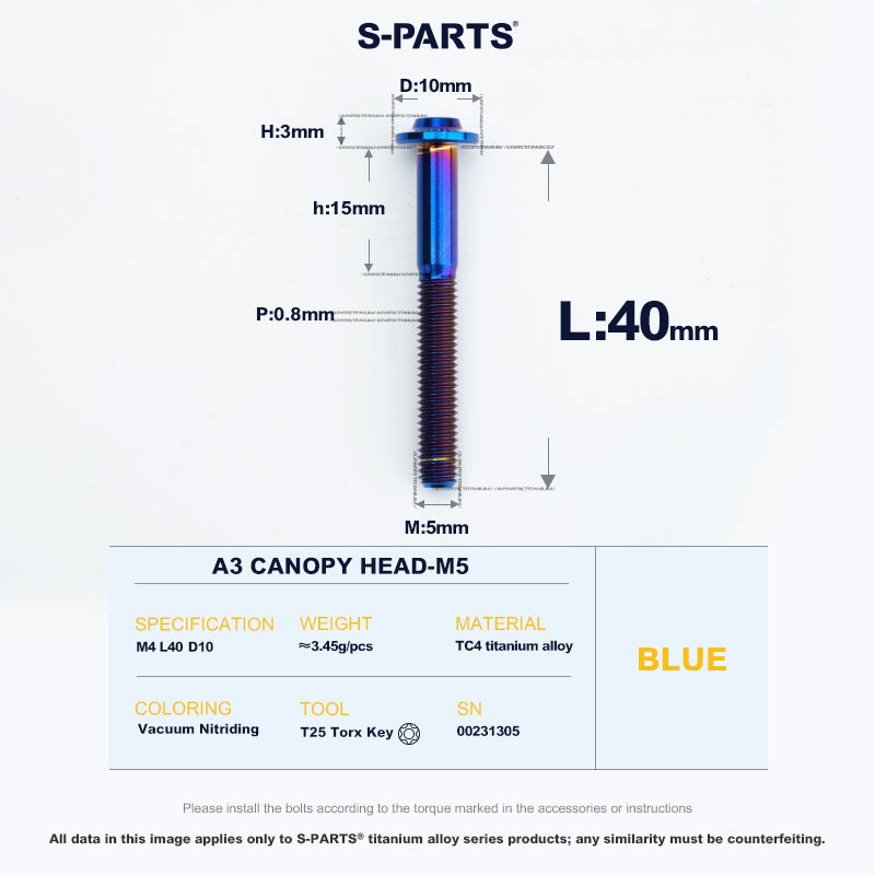 A3 Canopy Head M5 D10