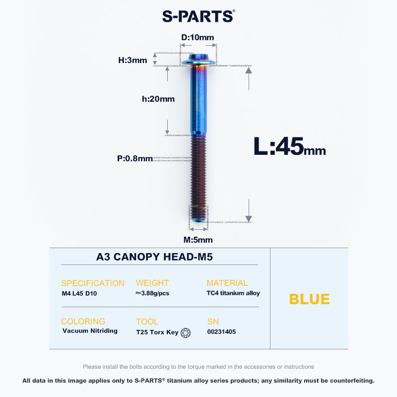 A3 Canopy Head M5 D10