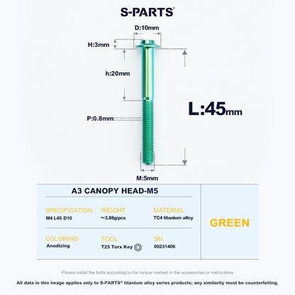 A3 Canopy Head M5 D10
