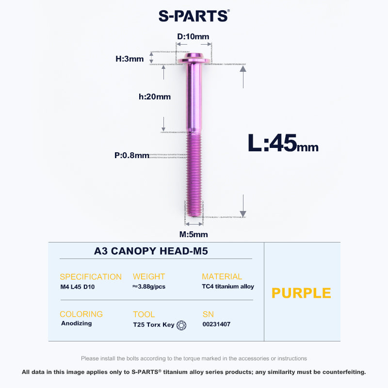 A3 Canopy Head M5 D10