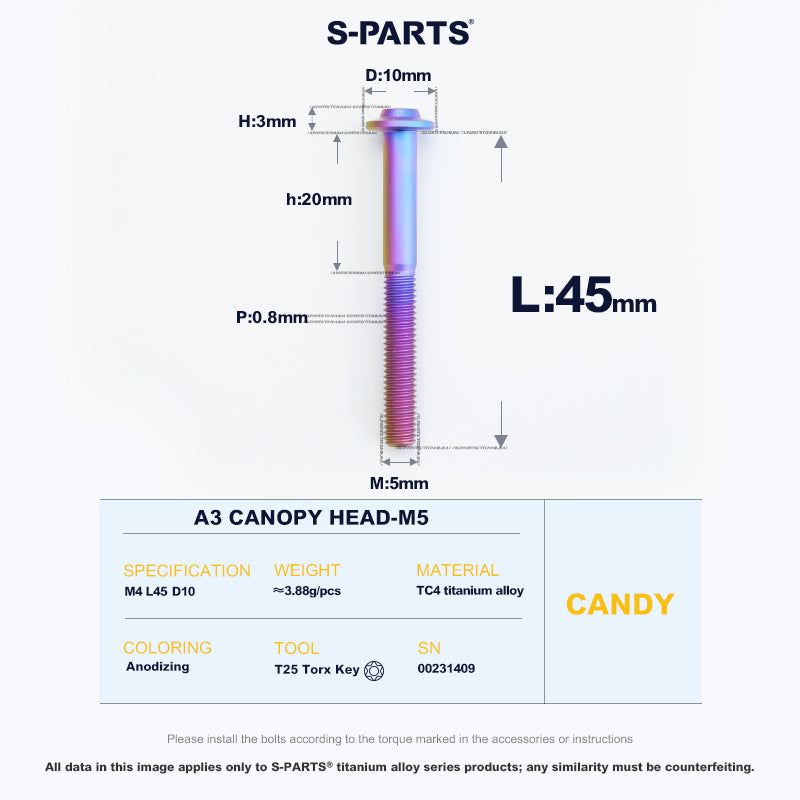 A3 Canopy Head M5 D10