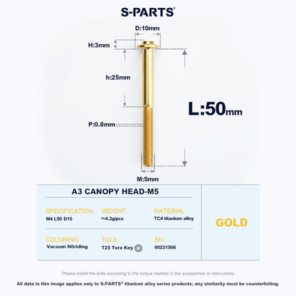 A3 Canopy Head M5 D10