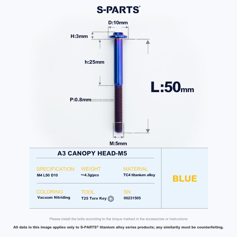 A3 Canopy Head M5 D10