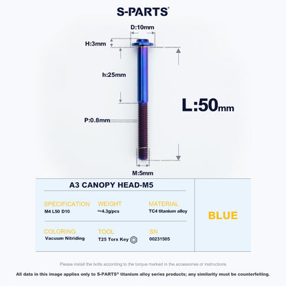A3 Canopy Head M5 D10