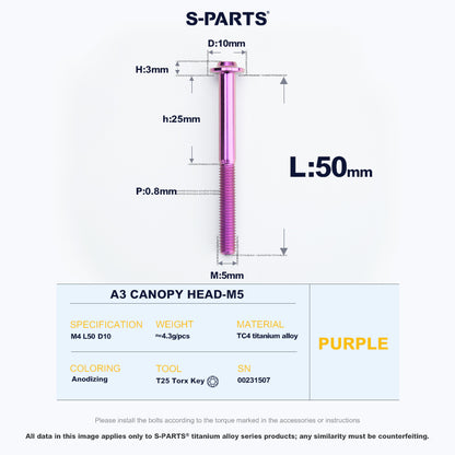 A3 Canopy Head M5 D10
