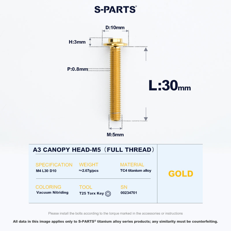 A3 Canopy Head M5 D10