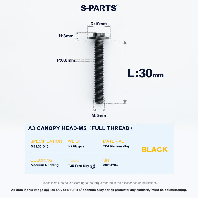 A3 Canopy Head M5 D10