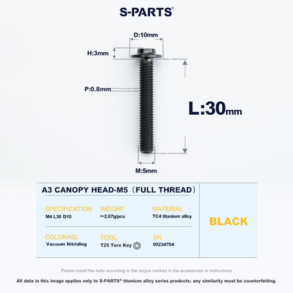 A3 Canopy Head M5 D10