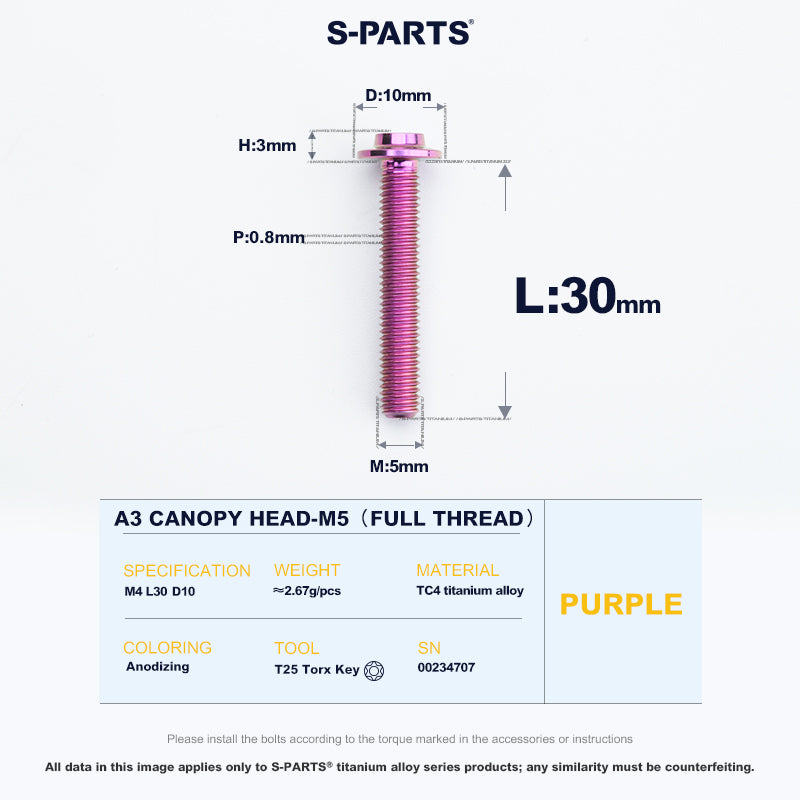 A3 Canopy Head M5 D10