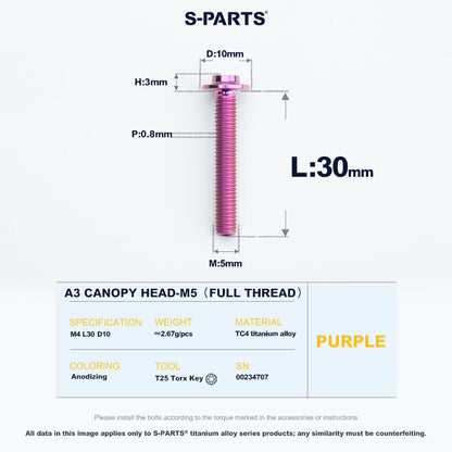 A3 Canopy Head M5 D10