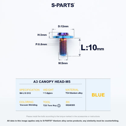 A3 Canopy Head M5 D12