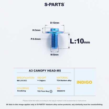 A3 Canopy Head M5 D12