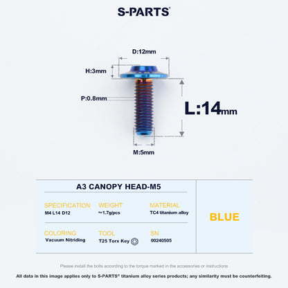 A3 Canopy Head M5 D12