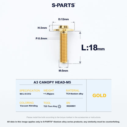 A3 Canopy Head M5 D12