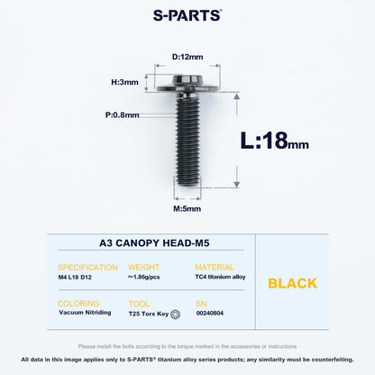 A3 Canopy Head M5 D12