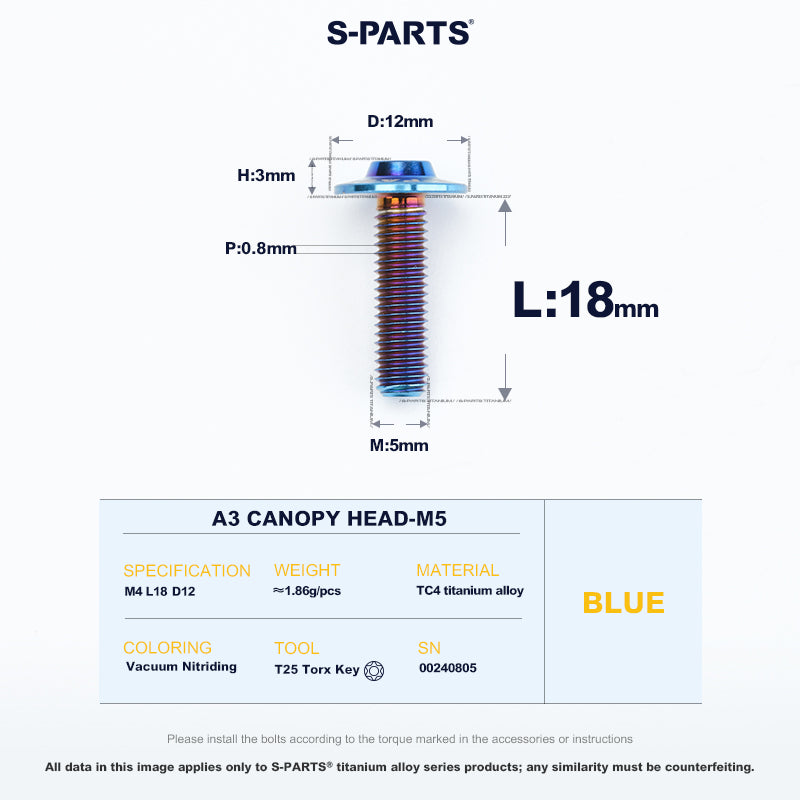 A3 Canopy Head M5 D12