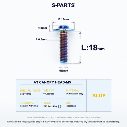 A3 Canopy Head M5 D12