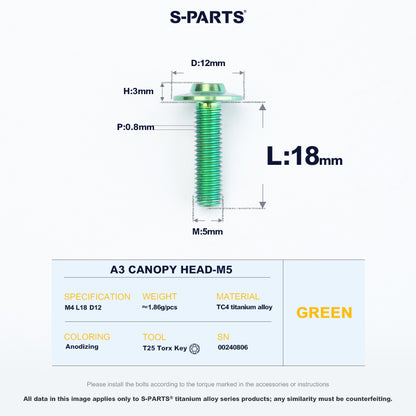 A3 Canopy Head M5 D12