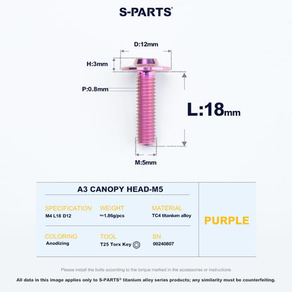 A3 Canopy Head M5 D12