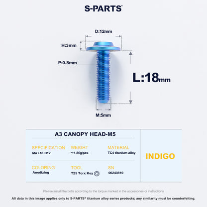 A3 Canopy Head M5 D12