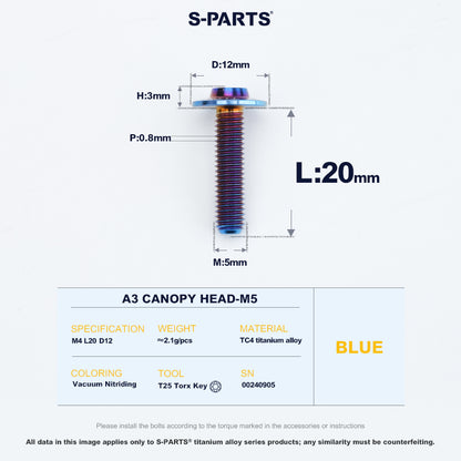 A3 Canopy Head M5 D12