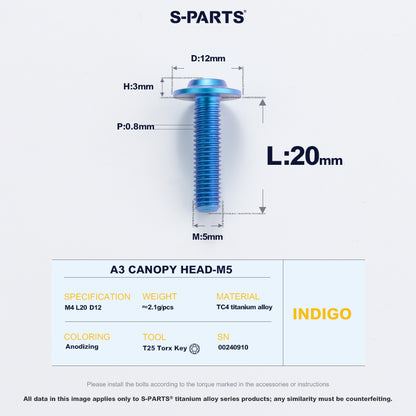 A3 Canopy Head M5 D12