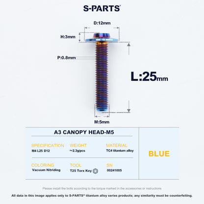 A3 Canopy Head M5 D12