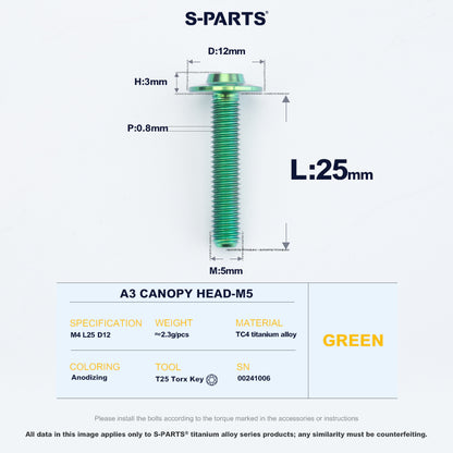 A3 Canopy Head M5 D12