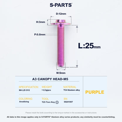 A3 Canopy Head M5 D12