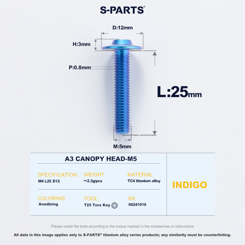 A3 Canopy Head M5 D12