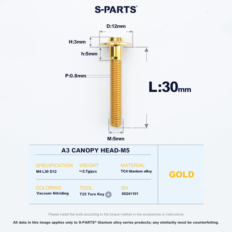 A3 Canopy Head M5 D12