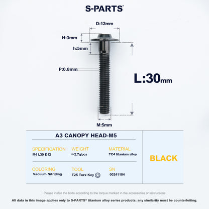A3 Canopy Head M5 D12
