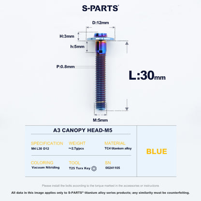 A3 Canopy Head M5 D12