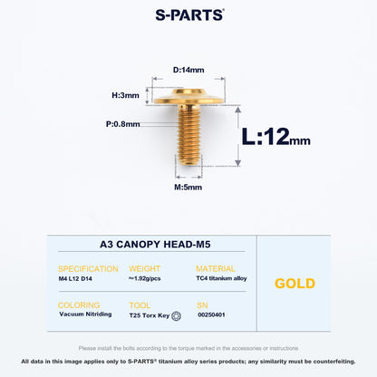 A3 Canopy Head M5 D14