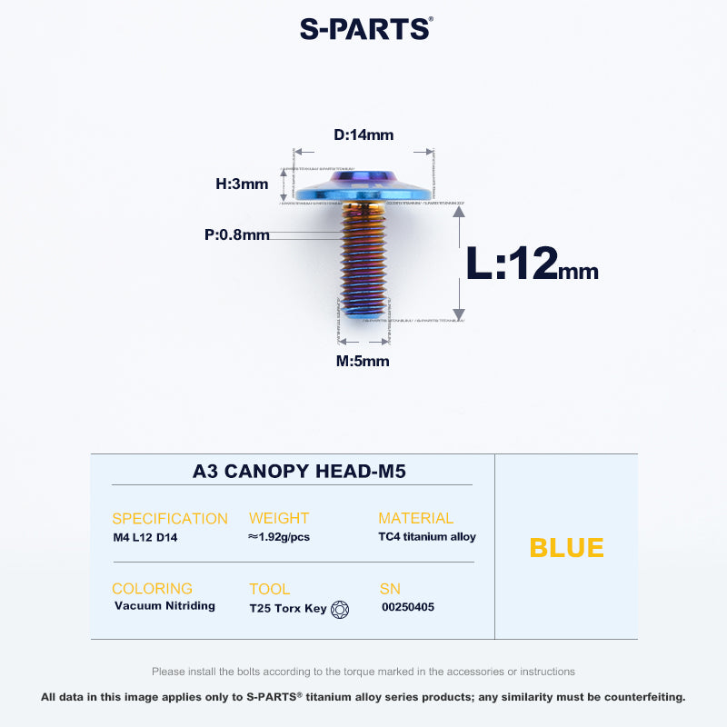 A3 Canopy Head M5 D14
