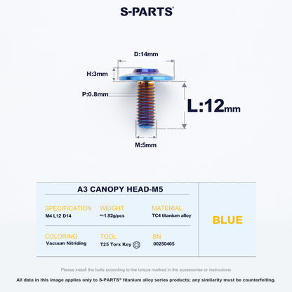 A3 Canopy Head M5 D14