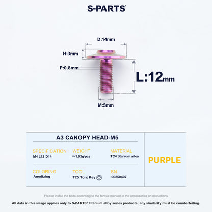 A3 Canopy Head M5 D14
