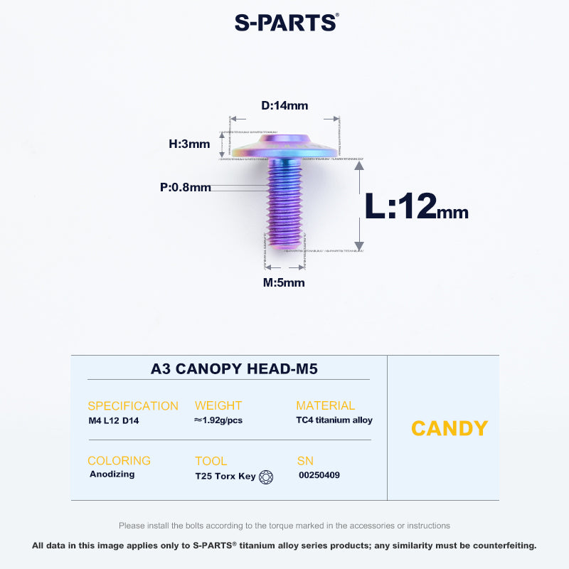 A3 Canopy Head M5 D14