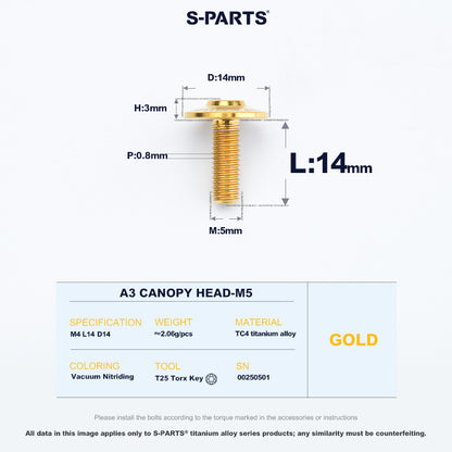 A3 Canopy Head M5 D14