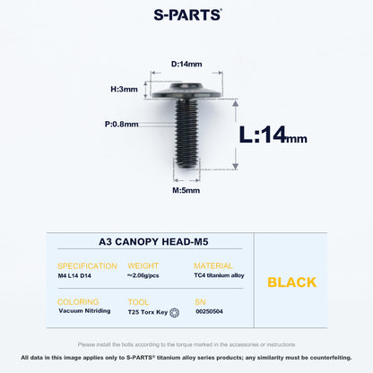 A3 Canopy Head M5 D14