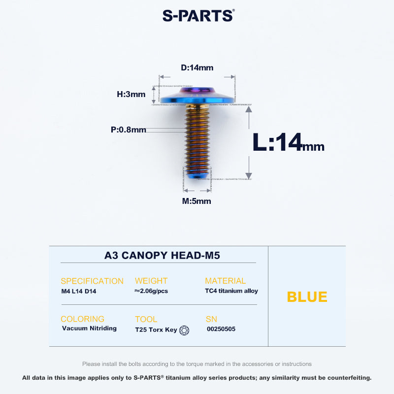 A3 Canopy Head M5 D14