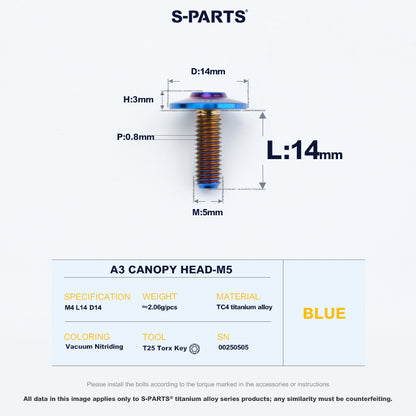 A3 Canopy Head M5 D14